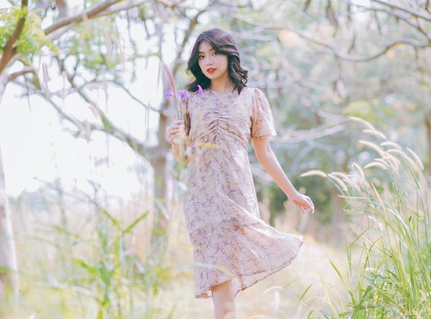 Outfit Floral ala Gracia JKT48/Foto: Instagram.com/jkt48gracia Outfit Floral ala Gracia JKT48/Foto: Instagram.com/jkt48gracia