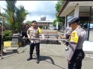 Kapolres Jembrana Siapkan Besi Penjepit di Pintu Mako Pascabom Bandung