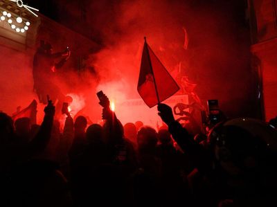 Pesta Kemenangan Timnas Maroko di Paris Berujung Ricuh