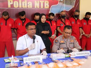 Polda NTB Sita Barang Bukti 2,7 Kg Sabu dari Sindikat Jaringan Sumatera
