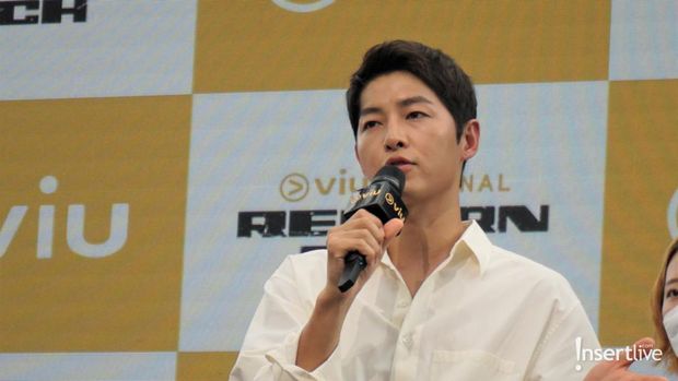 Song Joong Ki di konferensi pers drama Korea Reborn Rich