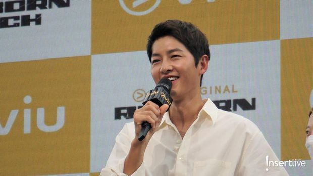 Song Joong Ki di konferensi pers drama Korea Reborn Rich