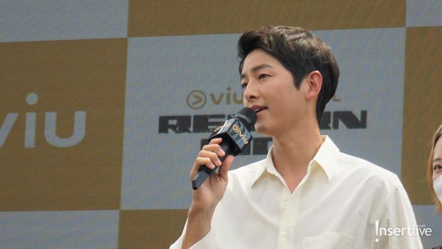 Song Joong Ki di konferensi pers drama Korea Reborn Rich