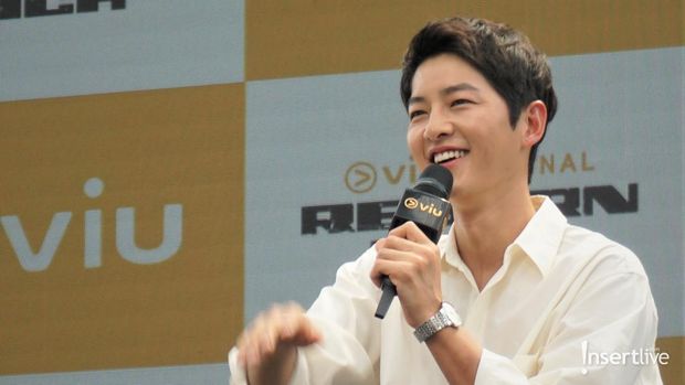 Song Joong Ki di konferensi pers drama Korea Reborn Rich