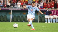 Pablo Sarabia gagal membawa Spanyol menyetarakan kala sepakan 12 pasnya membentur tiang.