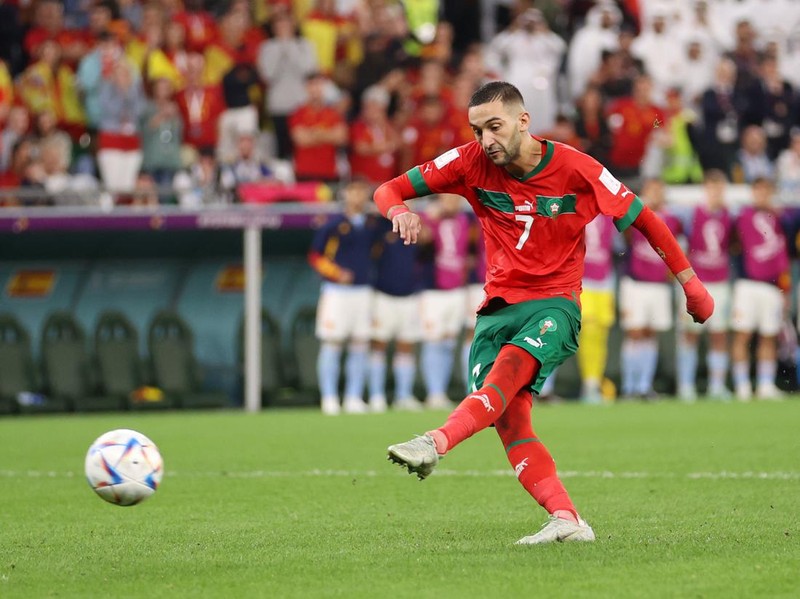 Maroko menyingkirkan Spanyol untuk ke perempatfinal Piala Dunia 2022. Singa Atlas menang 3-0 melalui adu penalti.