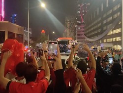 Video Sambutan Meriah Fans di Hotel Usai Maroko Tumbangkan Spanyol