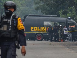 Bom Kedua di Polsek Astana Anyar Terpental Saat Bom Pertama Meledak