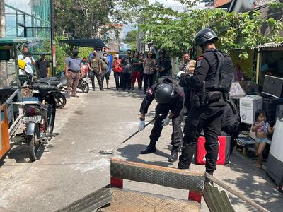 Suasana Olah TKP di Lokasi Ledakan yang Bikin Heboh Warga Batam