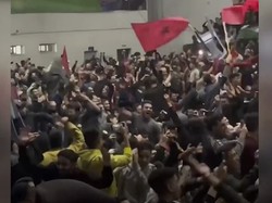 Euforia Warga Palestina Ikut Rayakan Kemenangan Maroko