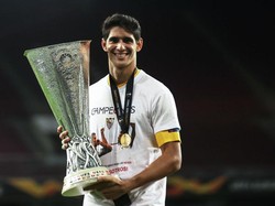 Yassine Bounou. Saat ini membela Sevilla. Foto: POOL/AFP via Getty Images/LARS BARON