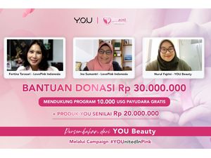 YOU Kumpulkan Donasi Rp 30 Juta Dukung 10.000 USG Payudara Gratis
