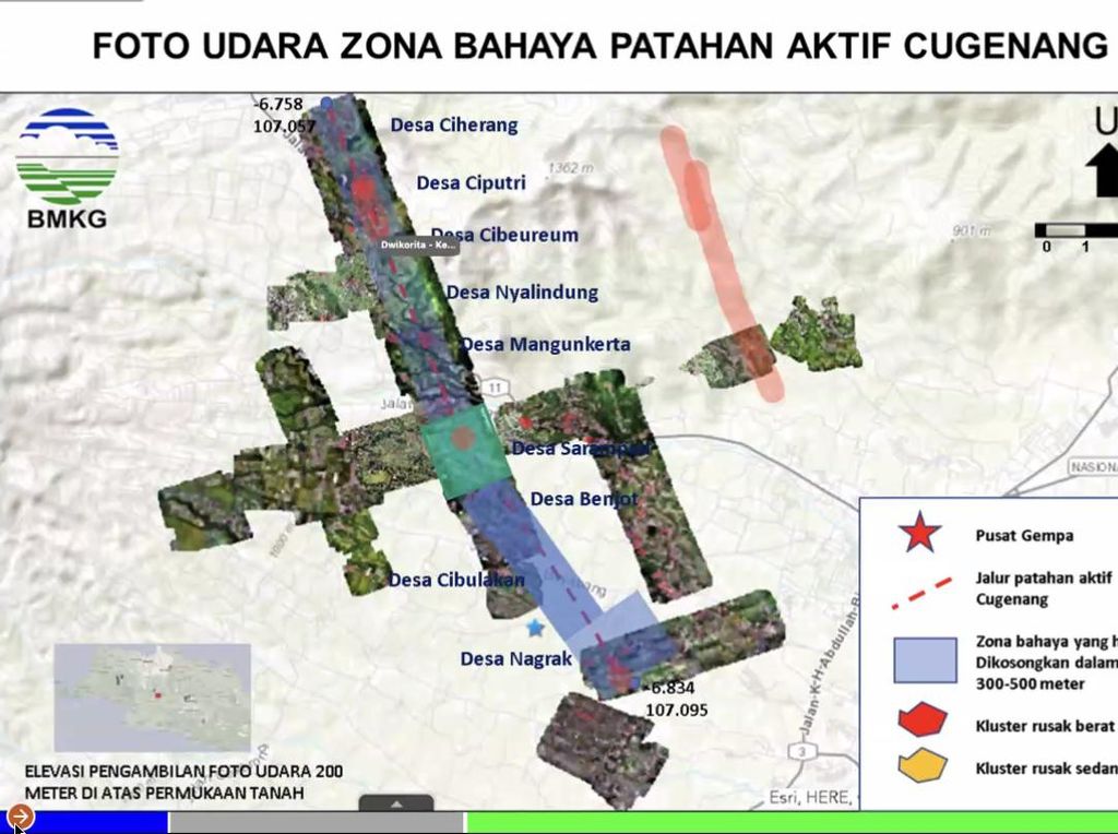 6 Fakta Sesar Cugenang Pemicu Gempa 5,6 Magnitudo di Cianjur