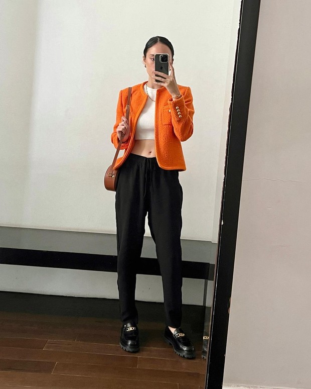 Gaya fashion Tatjana Saphira/Foto: Instagram.com/Tatjanashapira Gaya fashion Tatjana Saphira