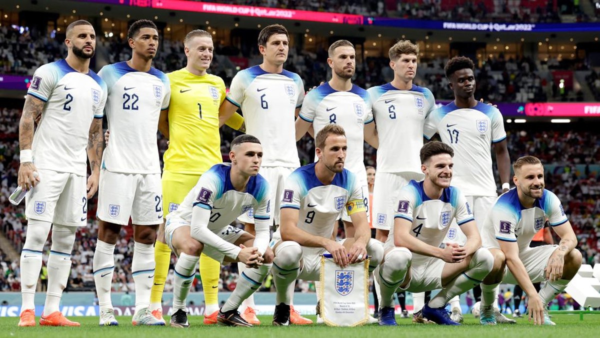 Inggris menghadapi Prancis di perempatfinal Piala Dunia 2022. (Foto: Getty Images/Soccrates Images)