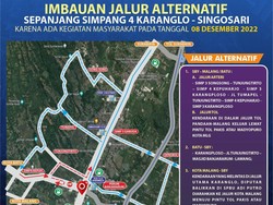 Aremania Kembali Turun ke Jalan Selama 135 Menit, Catat Rekayasa Lalin
