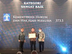 Kemenkumham Raih Predikat Sistem Merit Sangat Baik dari KASN