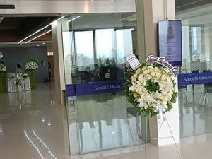 Suasana Rumah Duka Ayah Marsha Aruan Suasana Rumah Duka Ayah Marsha Aruan