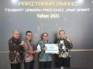 Pemkab Sukabumi Raih Penghargaan Jamsostek di Patriana Award 2021