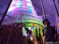 Pernak-pernik Natal Mulai Mejeng di Tana Toraja, Ada Berbahan Sampah Plastik