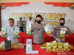 Pria di Tarakan Hendak Selundupkan Sabu 21 Kilogram ke Parepare Ditangkap