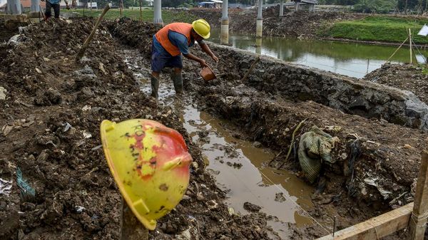 Melihat Progres Pembangunan Waduk Lebak Bulus