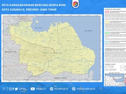 PVMBG Catat Seluruh Wilayah Surabaya Rawan Gempa-Potensi Terjadi Retakan Tanah