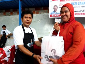 UKM Sahabat Sandi Gelar Bazar Sembako Murah di Kabupaten Bogor