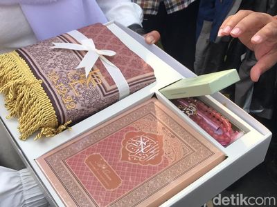 Ini Isi Suvenir buat Tamu Acara Semakan Alquran Pernikahan Kaesang-Erina