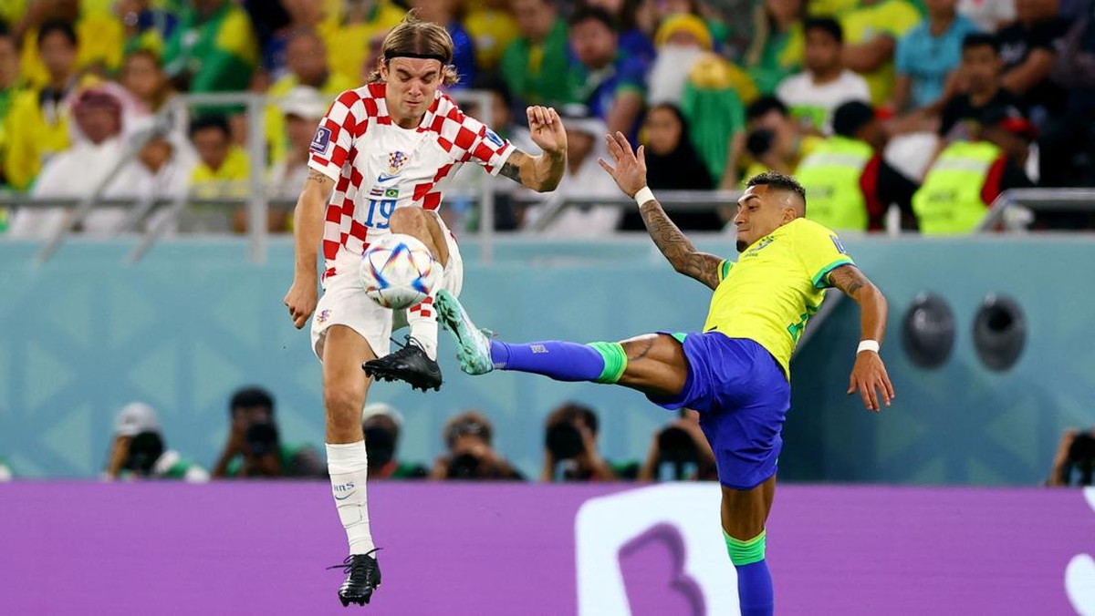 Kroasia vs Brasil di babak pertama. (Foto: REUTERS/MATTHEW CHILDS)