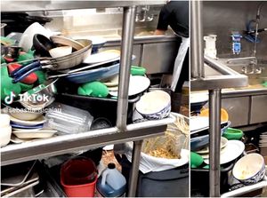 Viral Potret Dapur Restoran Mirip Kapal Pecah, Netizen Merasa Miris Viral Potret Dapur Restoran Mirip Kapal Pecah, Netizen Merasa Miris