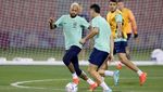 Jelang Lawan Kroasia, Neymar Cs Jalani Latihan Santai