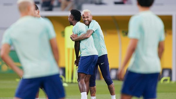 Potret Neymar Cs Latihan Jelang Duel Lawan Kroasia di Perempatfinal
