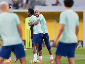 Potret Neymar Cs Latihan Jelang Duel Lawan Kroasia di Perempatfinal