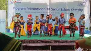 Potret TK Sehat Bebas Stunting di Sumba Barat Daya