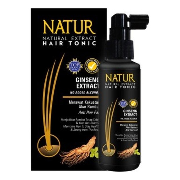 Natur Hair Tonic Ginseng Extract/foto: shopee.com Natur Hair Tonic Ginseng Extract