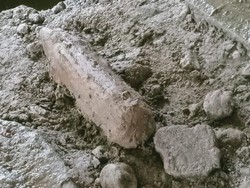 Tukang Bangunan di Medan Temukan Mortir Saat Menggali Tanah