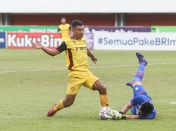 Pertandingan tersebut berakhir imbang dengan skor 1-1.