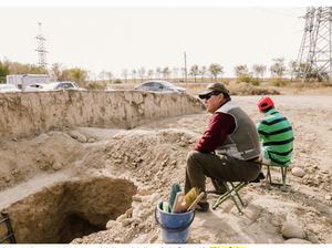 Potret Ekskavasi Makam Prajurit Suku Saka, Pandai Besi Kuno di Kazakhstan Potret Ekskavasi Makam Prajurit Suku Saka, Pandai Besi Kuno di Kazakhstan