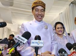Bawa Serah-serahan Saat Midodareni Erina, Jokowi: Banyak Banget