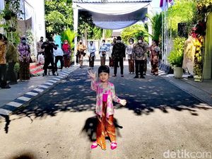 Potret Gemas Sedah Mirah Putri Kahiyang di Acara Siraman Kaesang