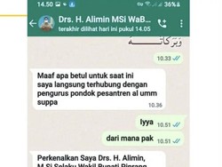 Nama Wabup Pinrang Dicatut untuk Penipuan, Modus Beri Bantuan Rp 16 Juta