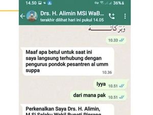 Nama Wabup Pinrang Dicatut untuk Penipuan, Modus Beri Bantuan Rp 16 Juta Nama Wabup Pinrang Dicatut untuk Penipuan, Modus Beri Bantuan Rp 16 Juta