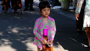 Tingkah Lucu Sedah Mirah di Acara Siraman Kaesang