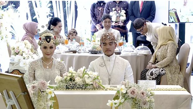 Akad Nikah Kaesang Pangarep dan Erina Gudono