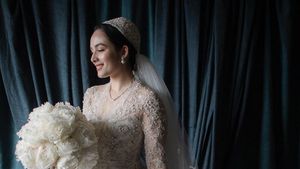 Foto: Penampilan Chelsea Islan bak Putri Raja saat Menikah di Katedral