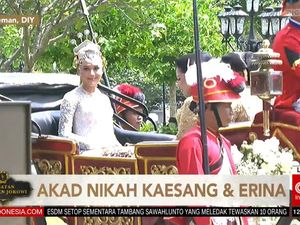 Erina Gudono Diapit 2 Saudarinya Naik Kereta Kuda ke Pendopo Ambarrukmo