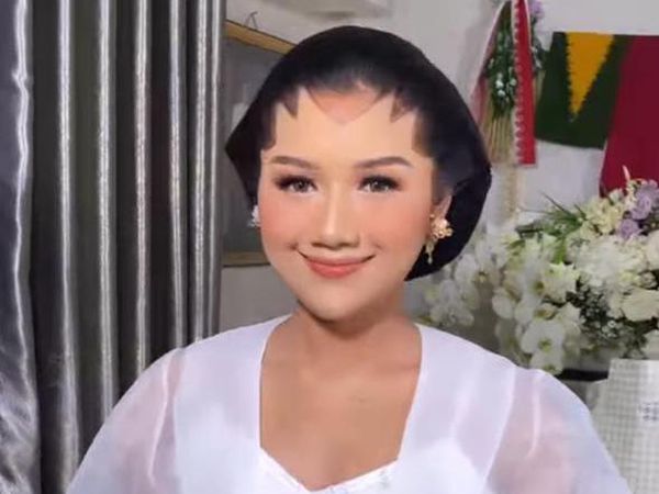 8 Foto Erina Bersanggul Saat Midodareni, Disembunyikan dari Kaesang