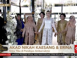 Anggunnya Erina Gudono dalam Balutan Paes Ageng Keraton Jogja