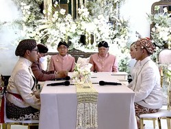 Menteri-menteri Jokowi Tiba di Lokasi Akad Nikah Kaesang dan Erina